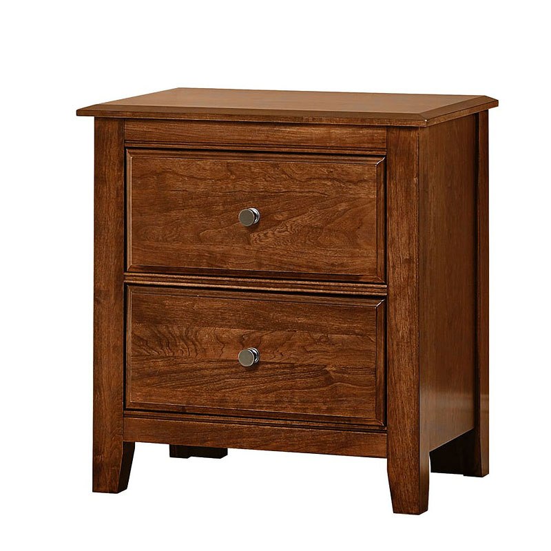 Artisan Choices Loft Nightstand (Amish Cherry) by Vaughan Bassett ...