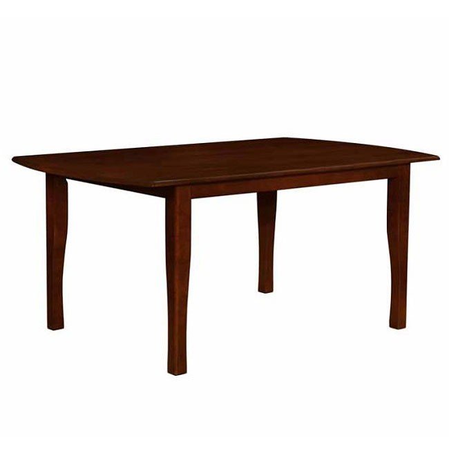 Sierra Rectangular Dining Table (Cherry Brown) by Coaster Furniture