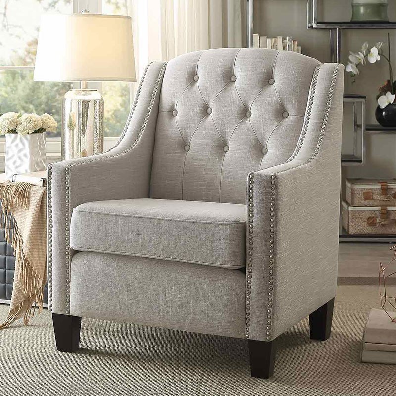 Harmony Neutral Beige Accent Chair by Homelegance