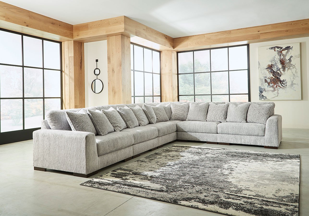 Regent Park Pewter Modular Sectional by Signature Design by Ashley ...