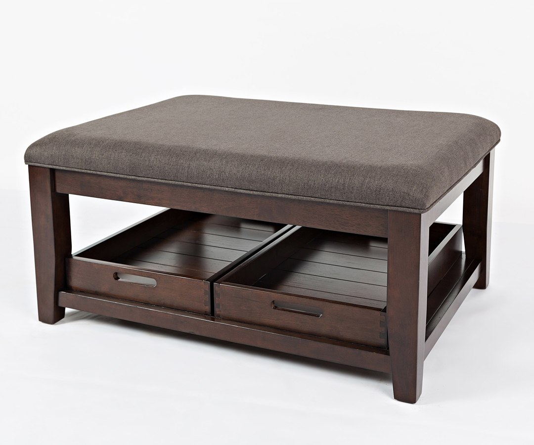 Twin Cities Ottoman Cocktail Table by Jofran Furniture FurniturePick