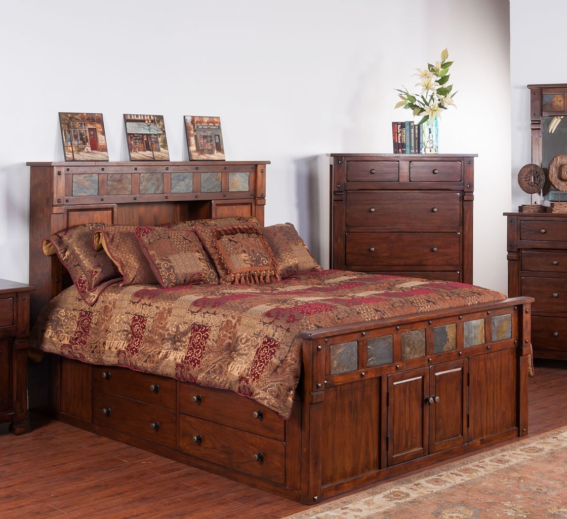 Santa Fe Bookcase Bed by Sunny Designs FurniturePick