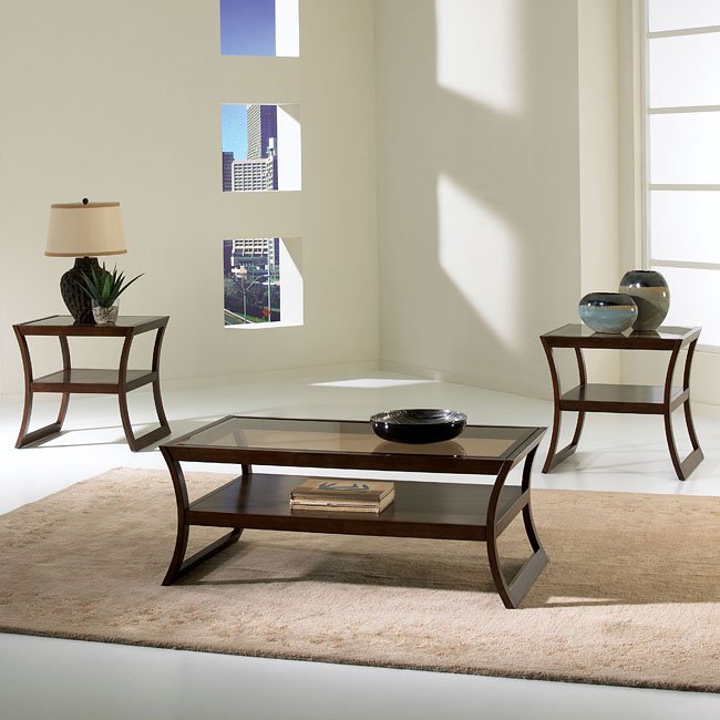 Utopia 3Piece Occasional Table Set Standard Furniture FurniturePick