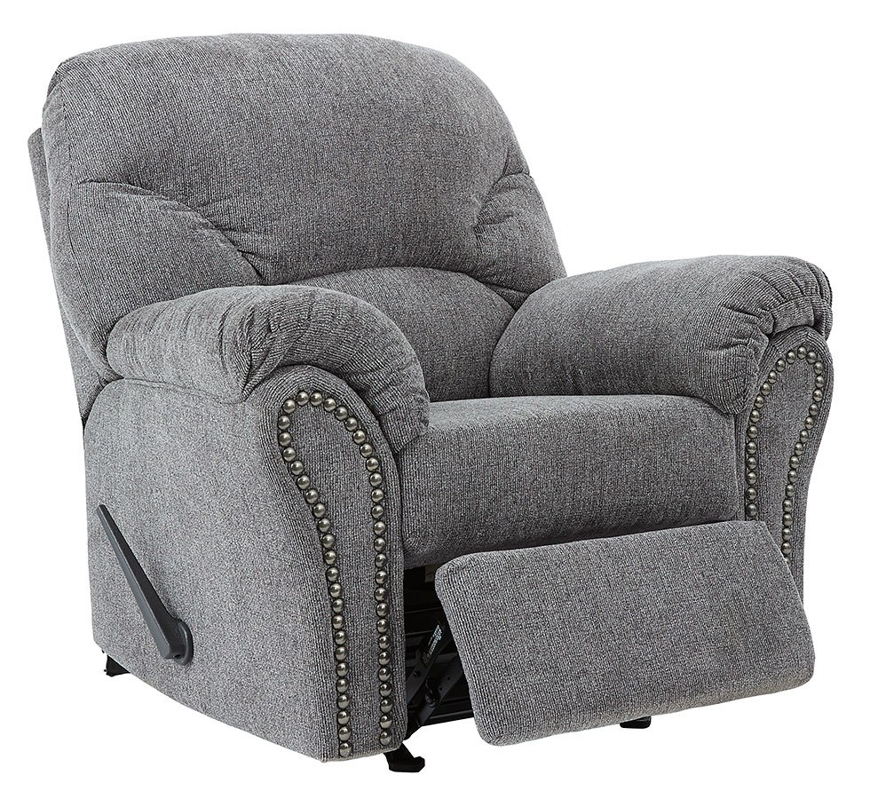 Allmaxx Pewter Rocker Recliner By Signature Design By Ashley ...