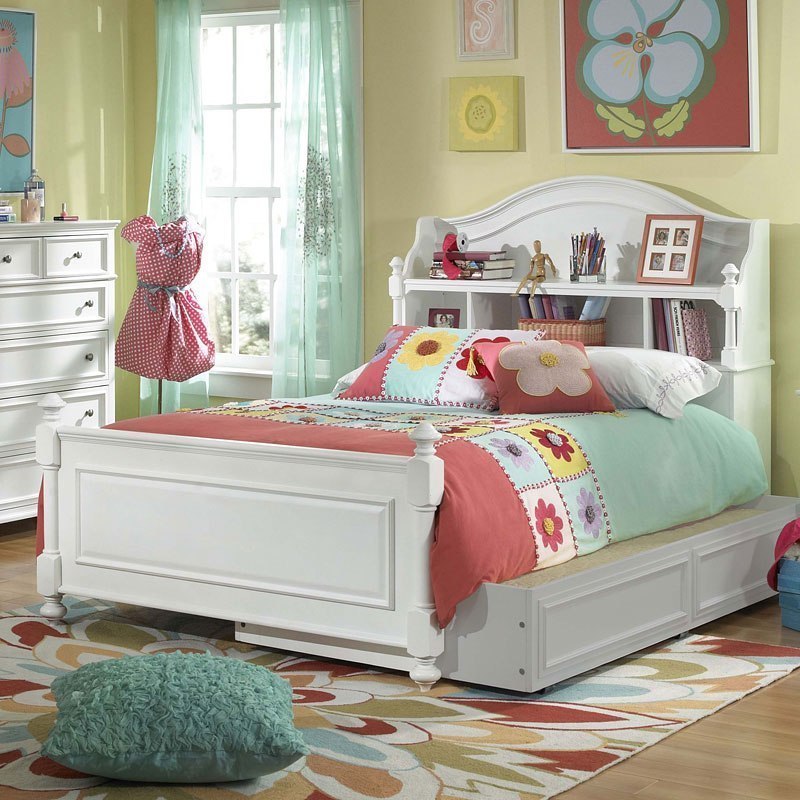 girls bookcase bed