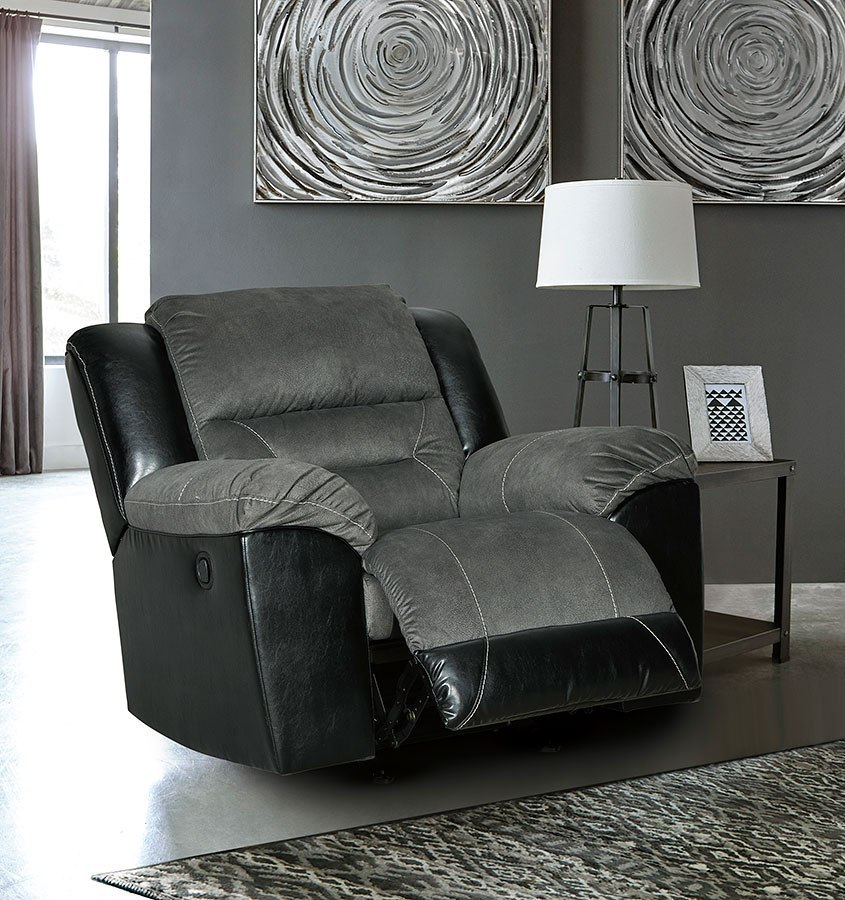 Earhart Slate Rocker Recliner by Signature Design by Ashley FurniturePick