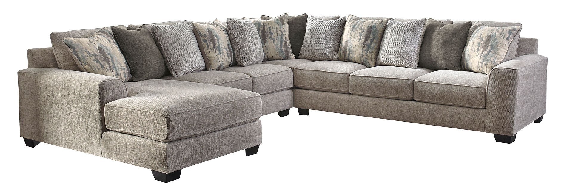 Ardsley Pewter Large Modular Sectional by Signature Design by Ashley FurniturePick