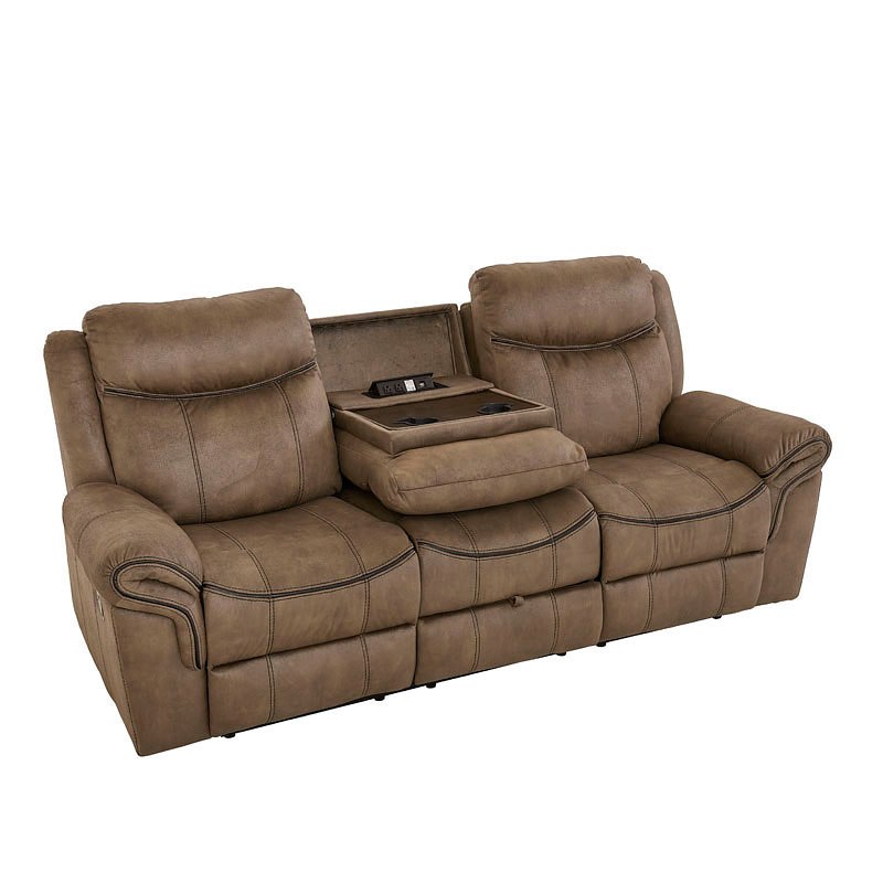 Knoxville Reclining Sofa w/ Drop Down Console by Standard