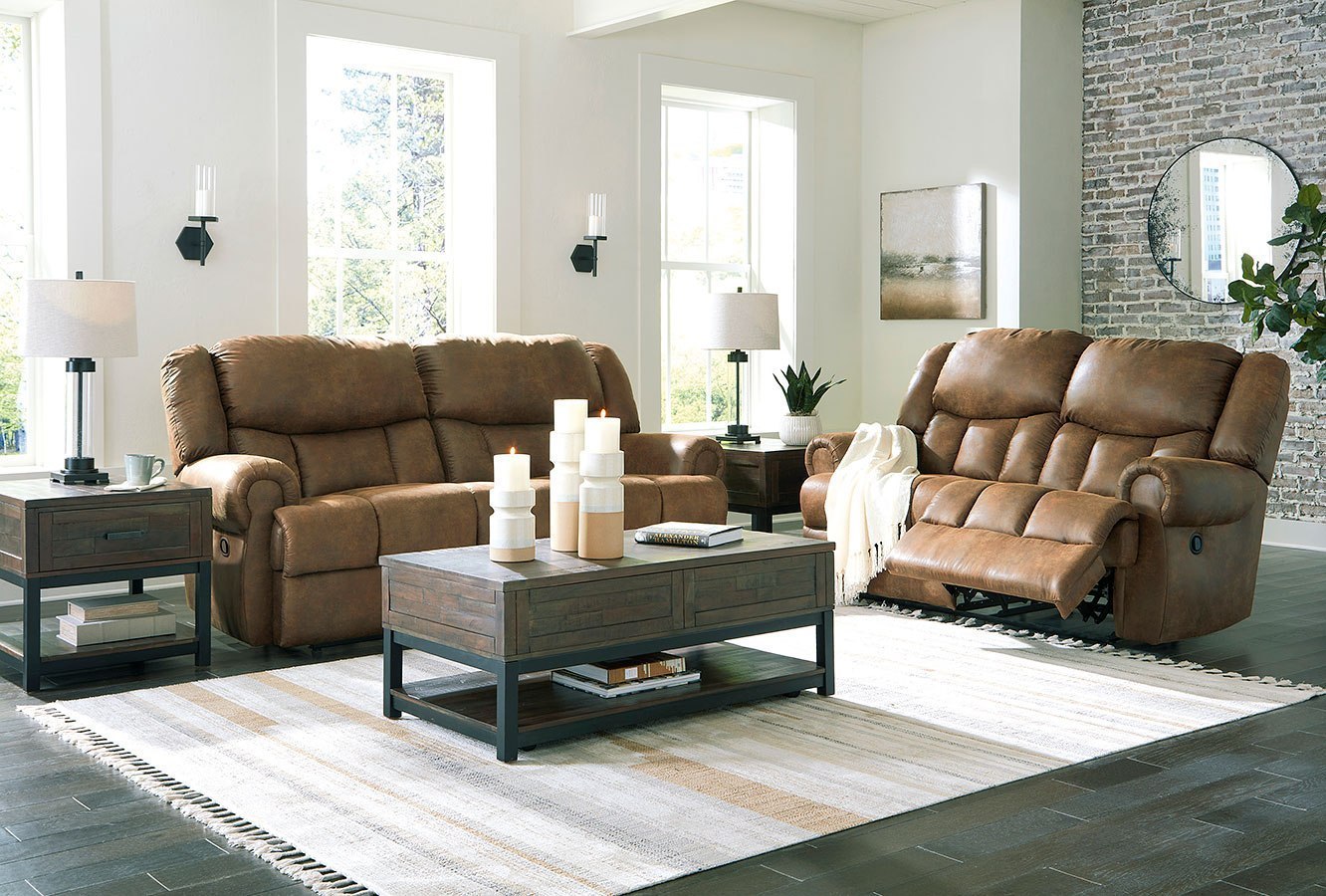 Boothbay Auburn Reclining Living Room Set by Signature Design by Ashley