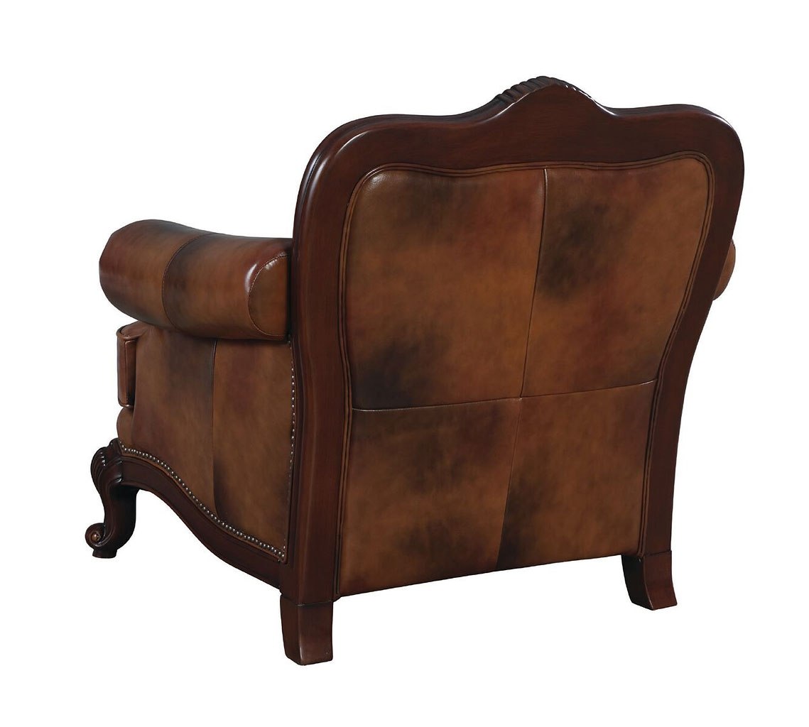 Victoria Leather Chair Coaster Furniture FurniturePick