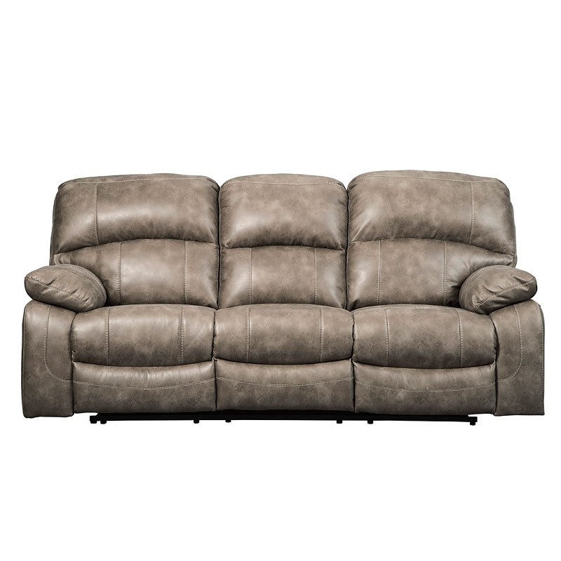 Dunwell Driftwood Power Reclining Sofa w/ Adjustable Headrest by