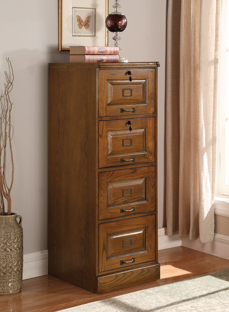 Palmetto 4 Drawer File (Oak) Coaster Furniture FurniturePick