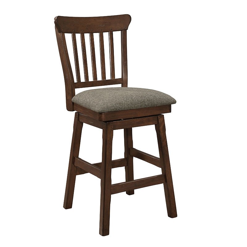 Schleiger Counter Height Swivel Chair (Set of 2) by Homelegance