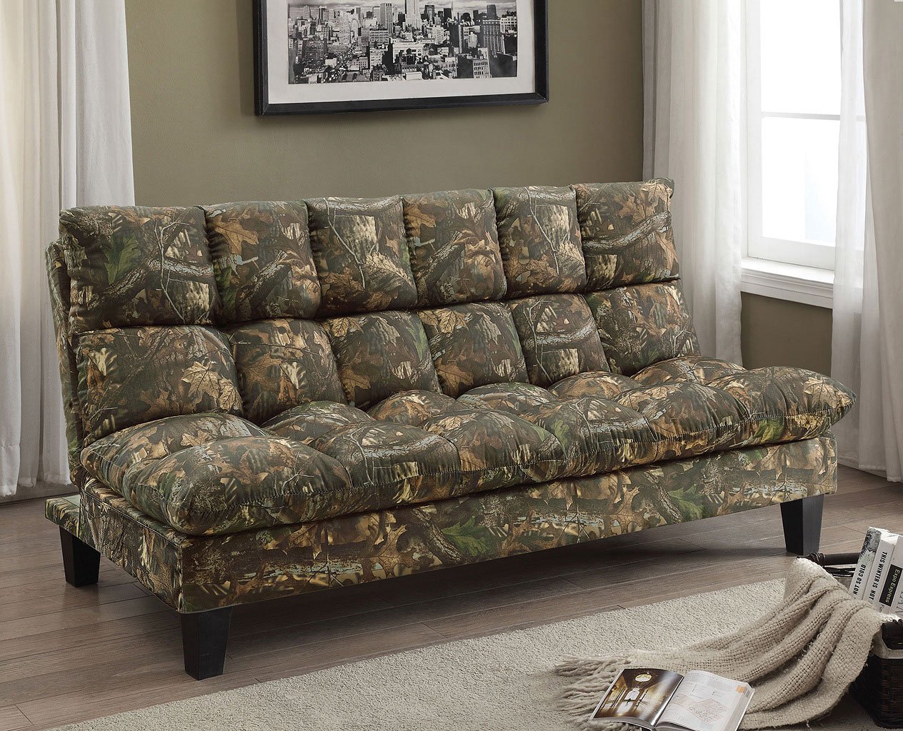 Camo Adjustable Sofa Bed Autumn By Coaster Furniture FurniturePick