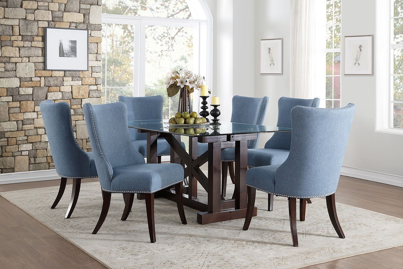 Blue Dining Room Table Set Online Deals, UP TO 20 OFF   www ...