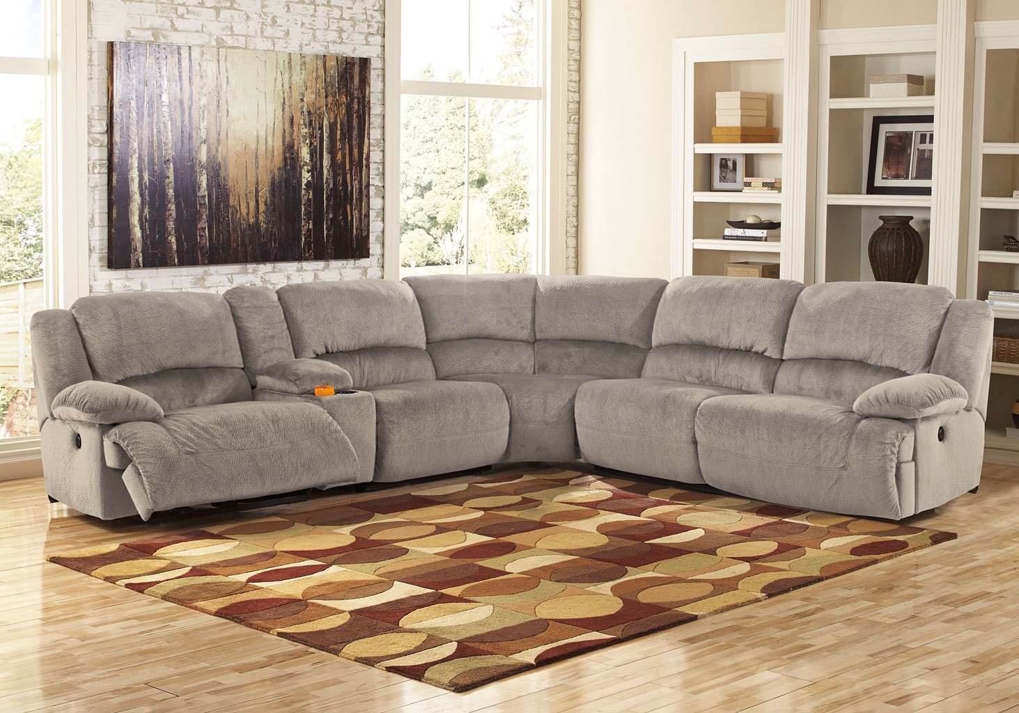reclining sectional living room sets