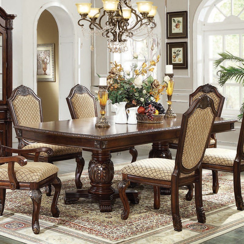 Chateau De Ville Dining Room Set Espresso By Acme Furniture Furniturepick 6576