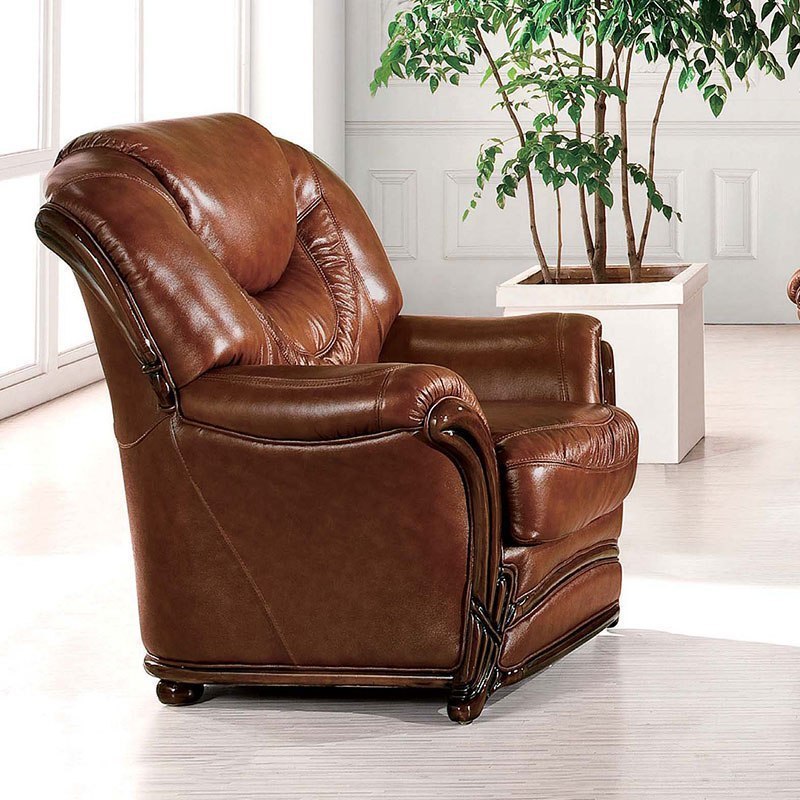 67 Italian Leather Chair by ESF Furniture FurniturePick
