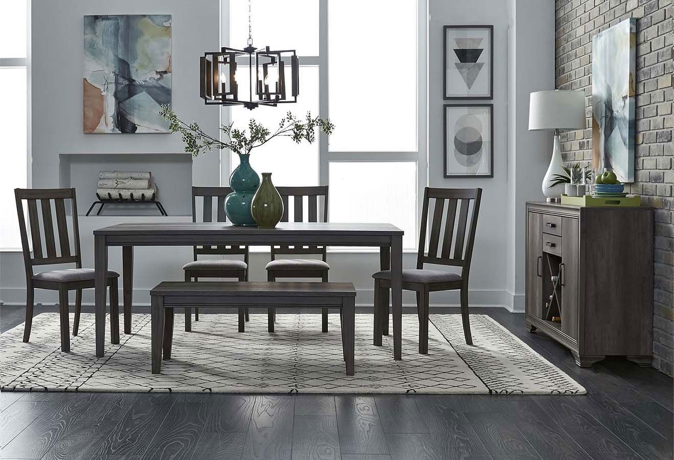 Tanners Creek 72 Inch Dining Room Set w/ Bench by Liberty Furniture |  FurniturePick