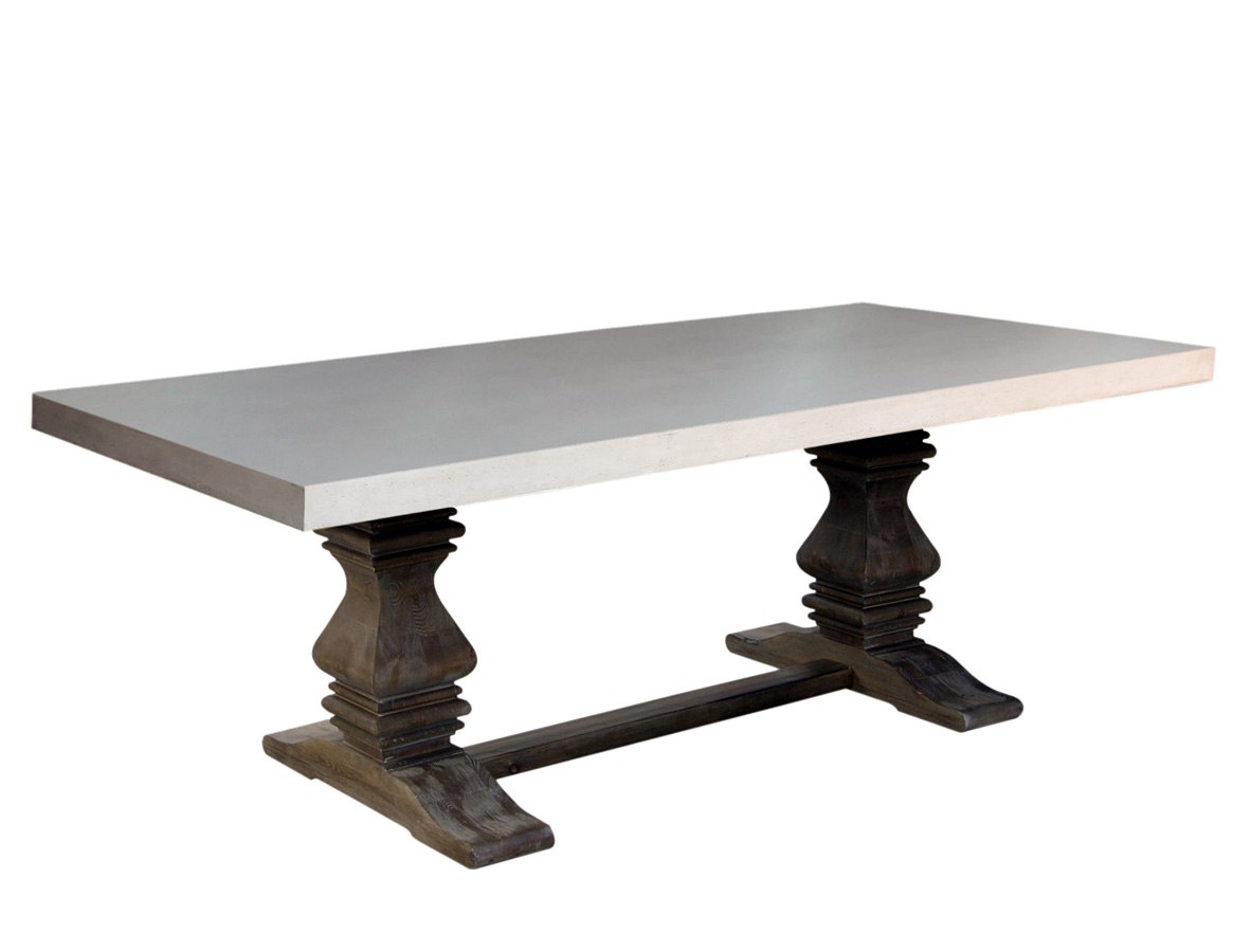 Bronson Concrete Top Dining Table by Cottage Creek Furniture FurniturePick