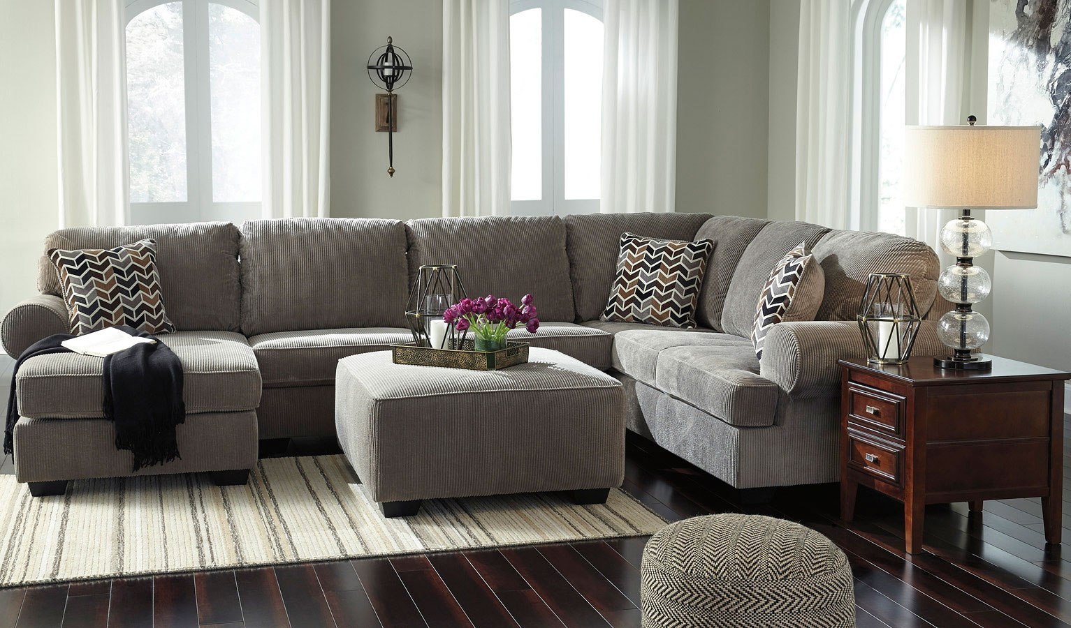 Jinllingsly Gray Modular Sectional Set by Signature Design by Ashley