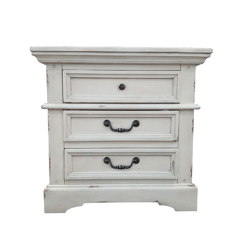 Stonebrook Nightstand (Antique White) by American Woodcrafters FurniturePick