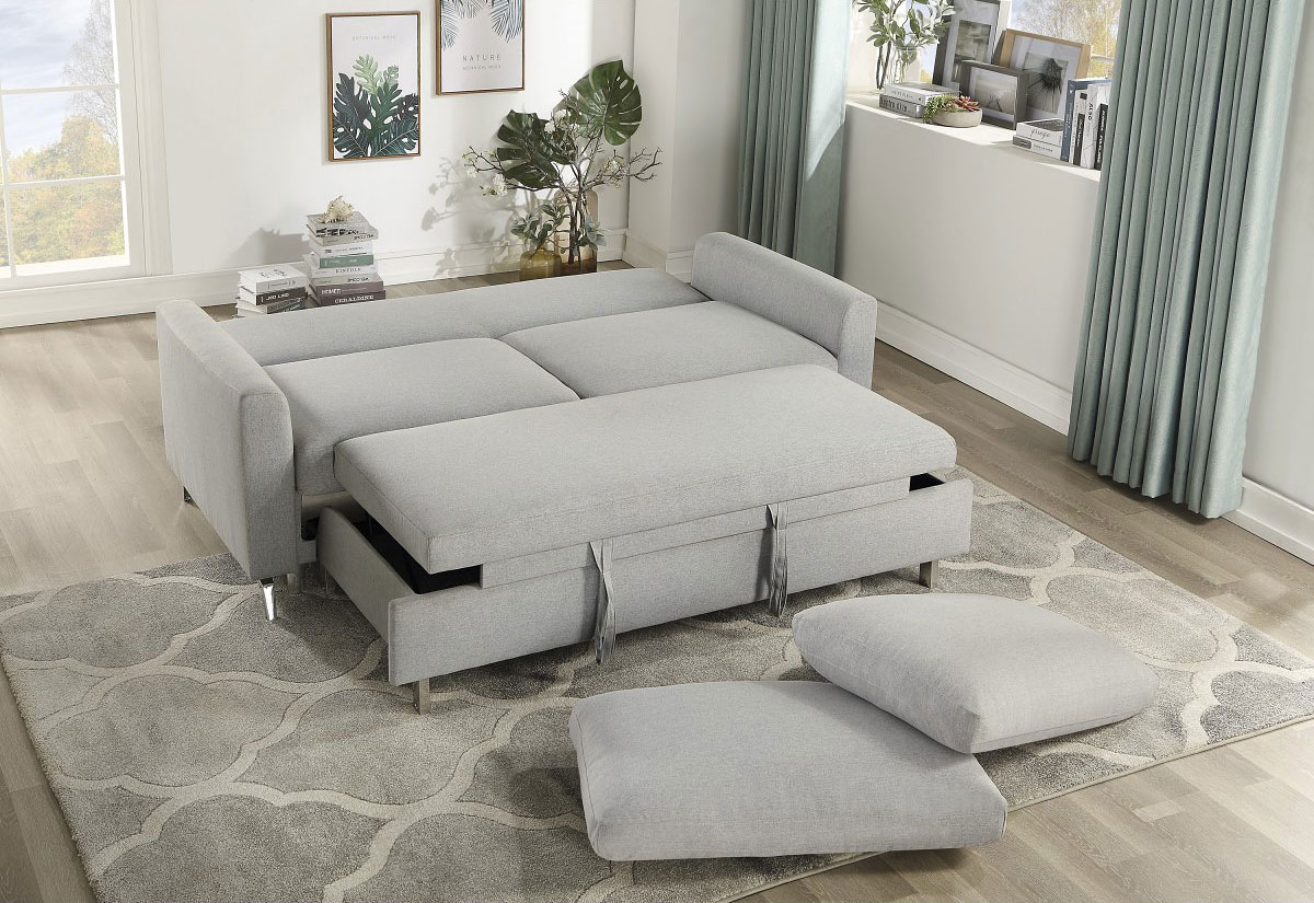 convertible studio sofa with pull-out bed