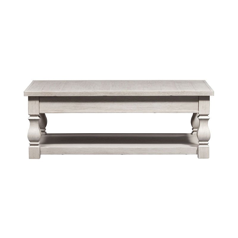 Harvest Home Cocktail Table (Cottonfield White) by Liberty Furniture FurniturePick