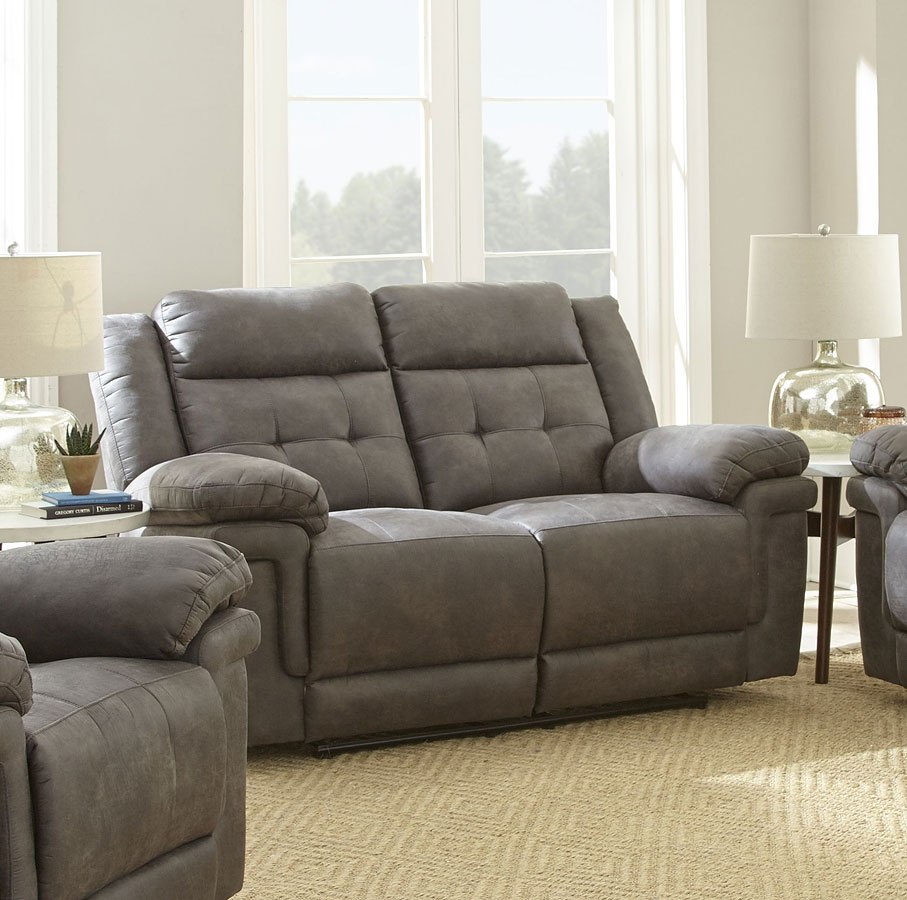 Anastasia Reclining Living Room Set (Gray) by Steve Silver Furniture