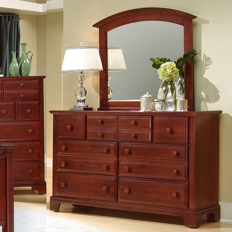 Hamilton Franklin Triple Dresser (Cherry) by Vaughan Bassett