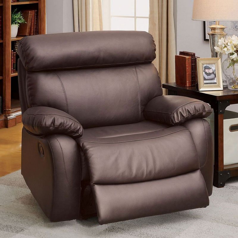 Myrtle XL Glider Recliner by Furniture of America FurniturePick