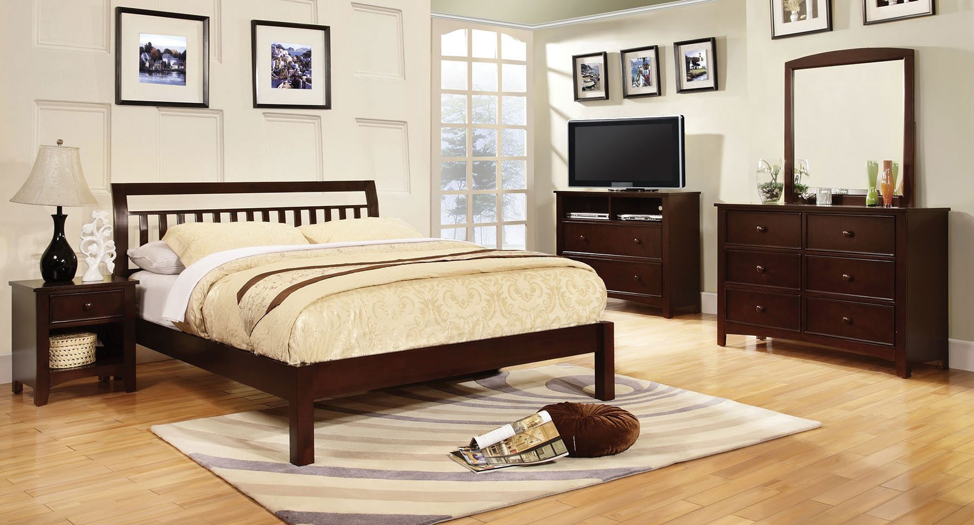 small queen bedroom set