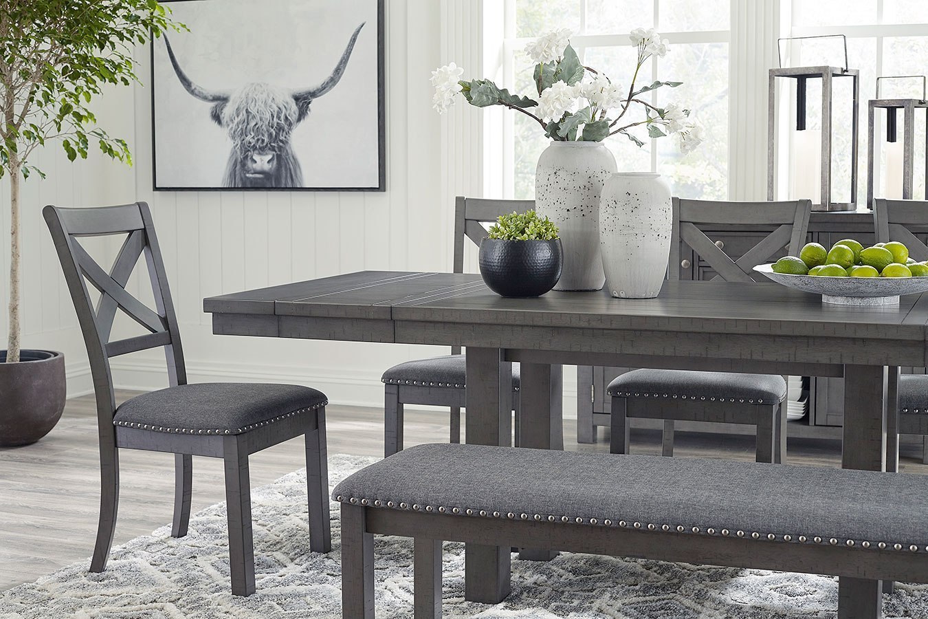 Myshanna Dining Room Set w/ Bench by Signature Design by Ashley