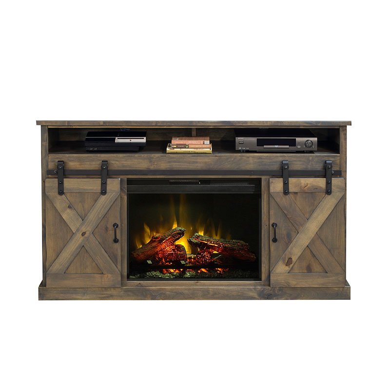 Barnwood Tv Stand With Fireplace Clearance - www.bridgepartnersllc.com  1696239054