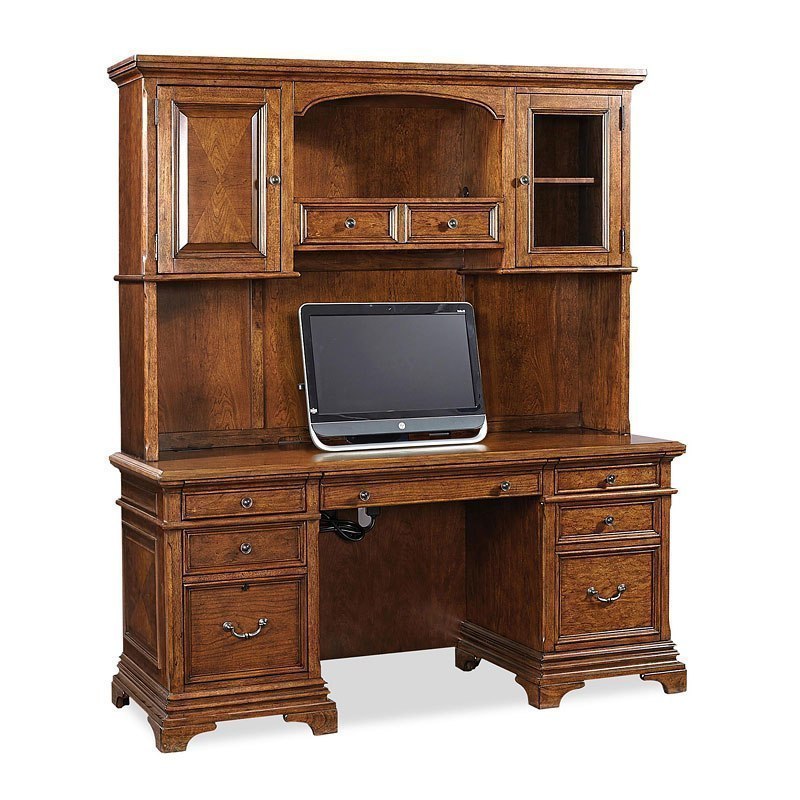 Hawthorne 66 Inch Credenza w/ Hutch by Aspenhome FurniturePick