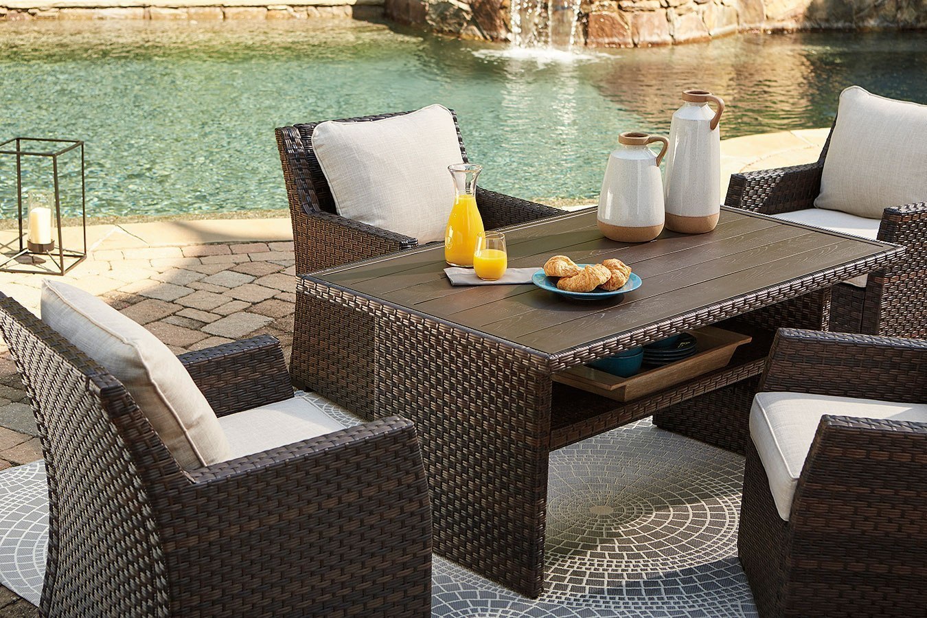 Easy Isle Outdoor Dining Set by Signature Design by Ashley FurniturePick