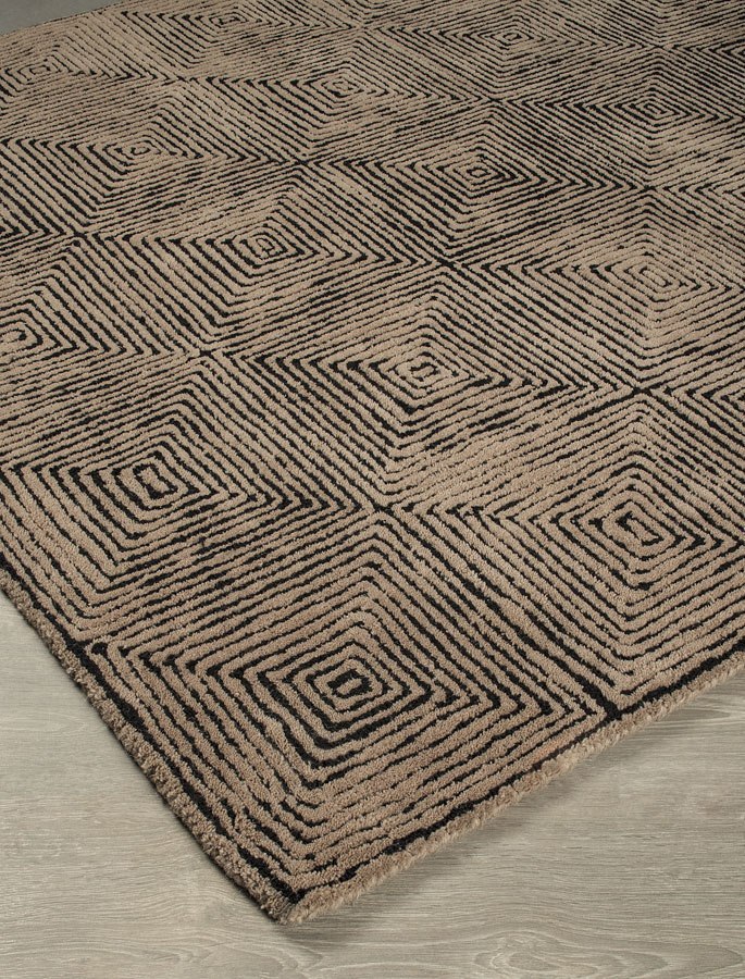 Kanan Taupe and Black Large Rug by Signature Design by Ashley