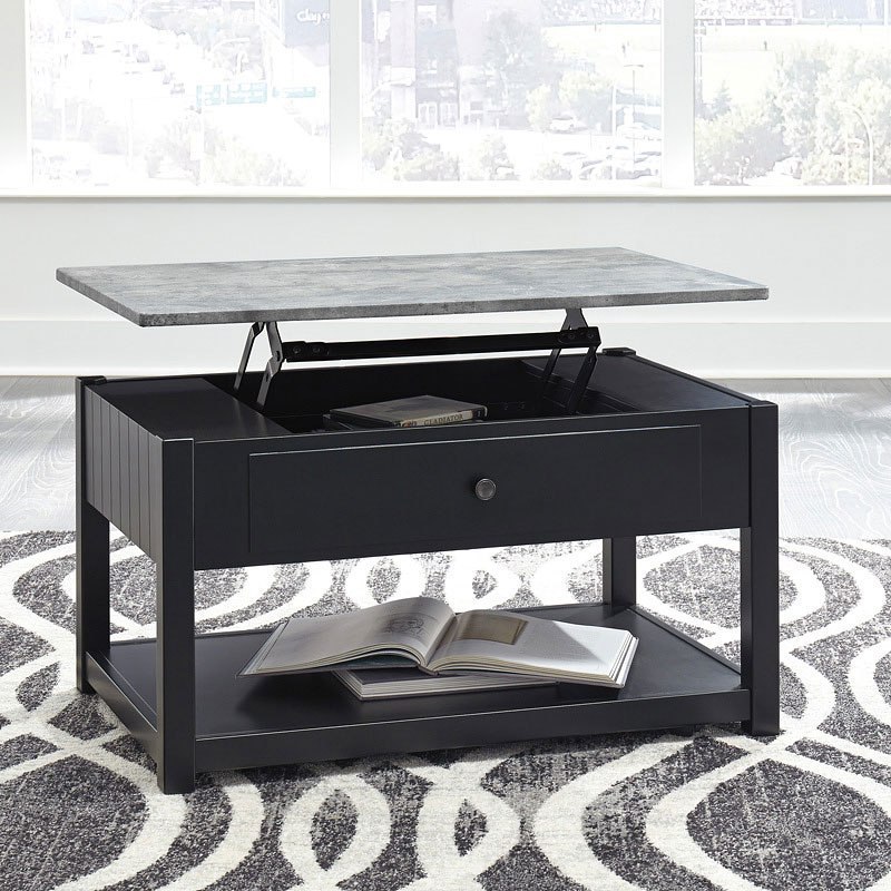 Ezmonei Lift Top Cocktail Table by Signature Design by Ashley