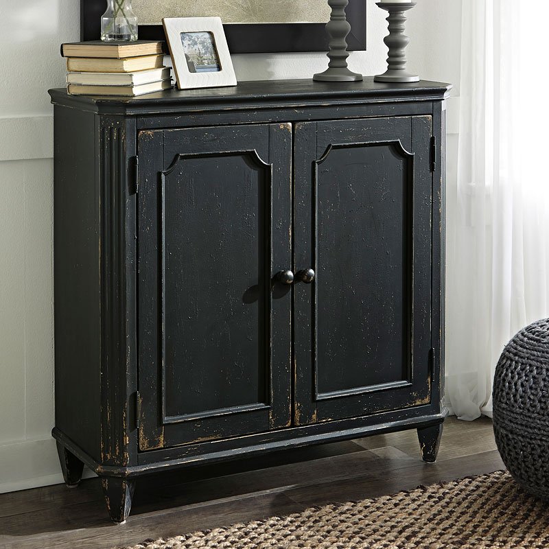 Mirimyn Antique Black Accent Cabinet By Signature Design By Ashley   T505 840 Cabinet 1 