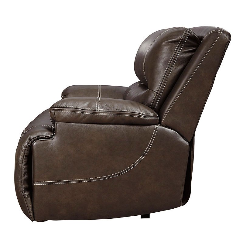 Ricmen Walnut Wide Seat Power Recliner by Signature Design by Ashley