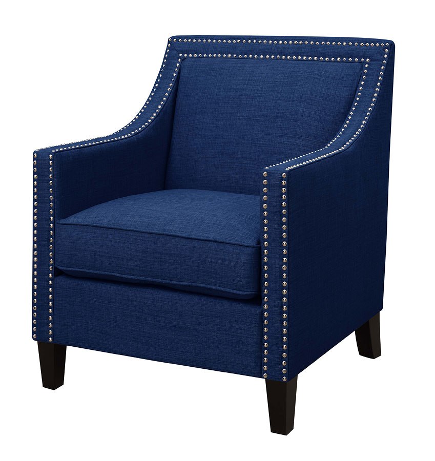 Blue Accent Chair With Ottoman 40 Beautiful Modern
