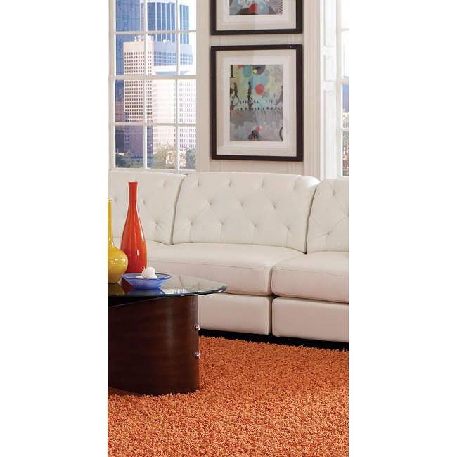 Quinn Sectional Living Room Set (White) Coaster Furniture FurniturePick
