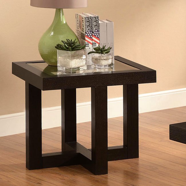 Black Coffee Finish End Table Coaster Furniture FurniturePick