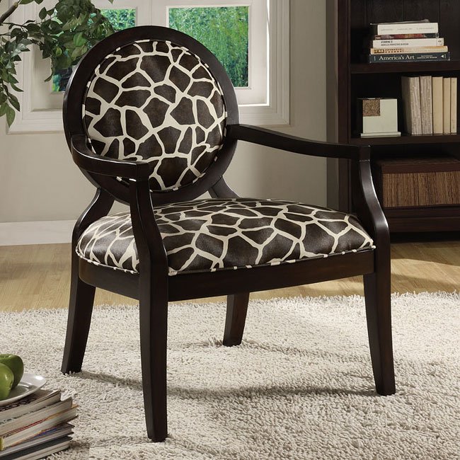 Animal Print Accent Chair (Giraffe) Coaster Furniture | FurniturePick