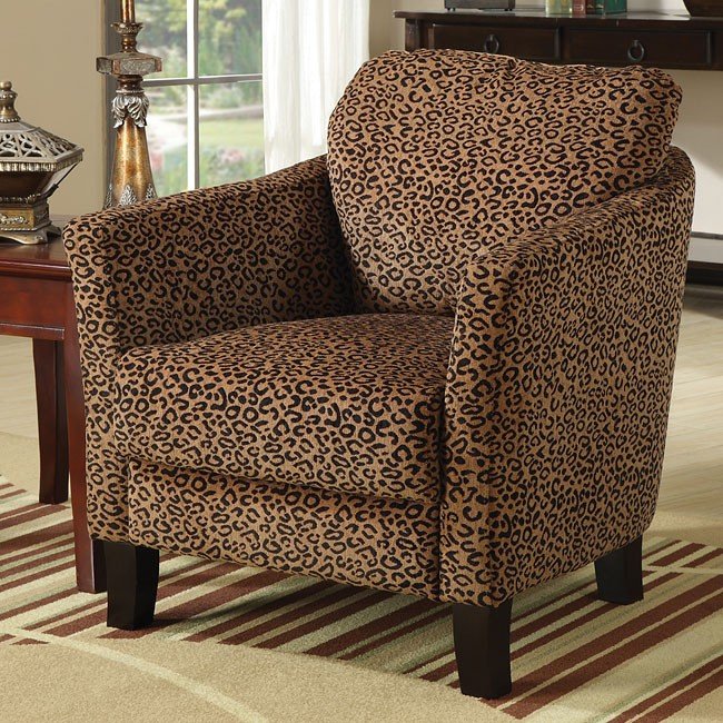 Jungle Accent Chair (Leopard) Coaster Furniture
