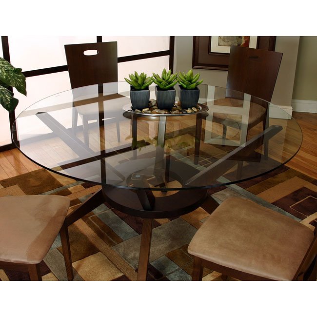 Quinn 55 inch Round Dining Table Cramco | FurniturePick