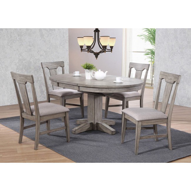 Graystone Round Dining Room Set By Eci Furniture 1 Review S Furniturepick