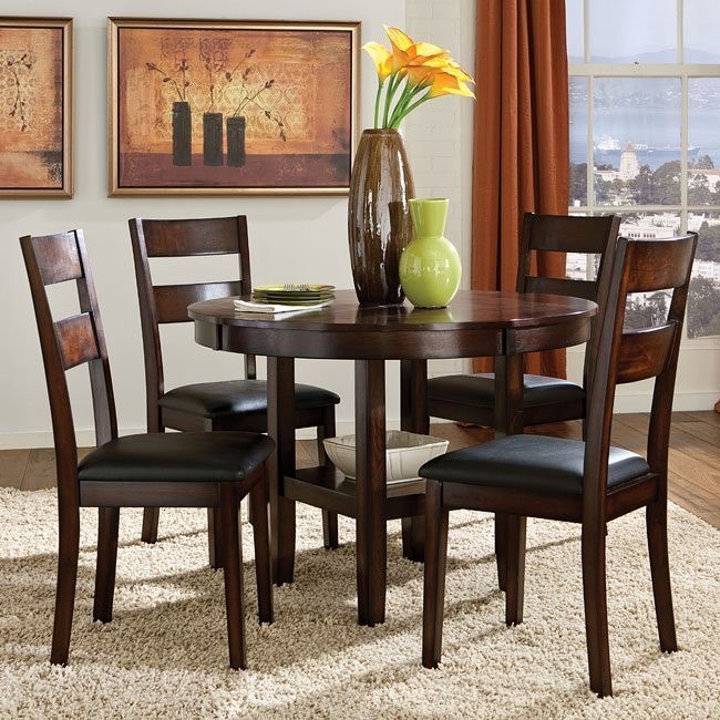 Pendwood 5 Piece Dining Room Set Standard Furniture Furniturepick