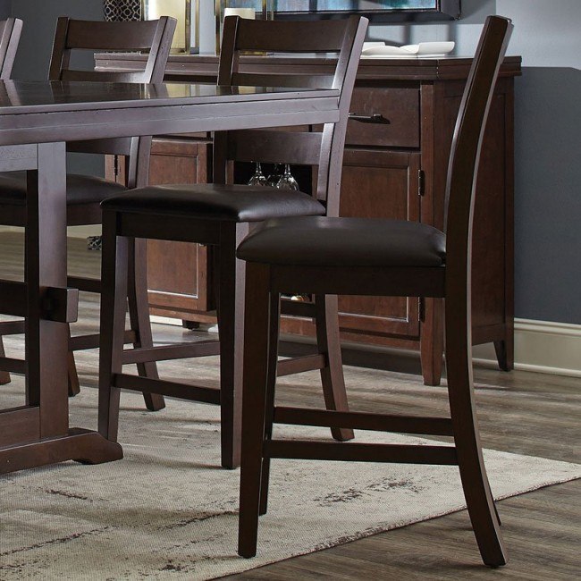 Holbrook Counter Height Chair Set Of 2 By Coaster Furniture Furniturepick