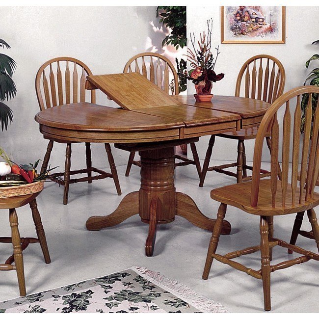 Farm House Oval Dining Table By Crown Mark Furniture Furniturepick